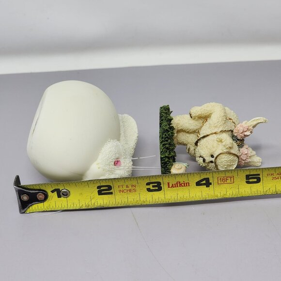 Charming Dept 56 Rabbit Figurine Set‎ By Enesco Boyds Bears  Lil Wings - Picture 11 of 13
